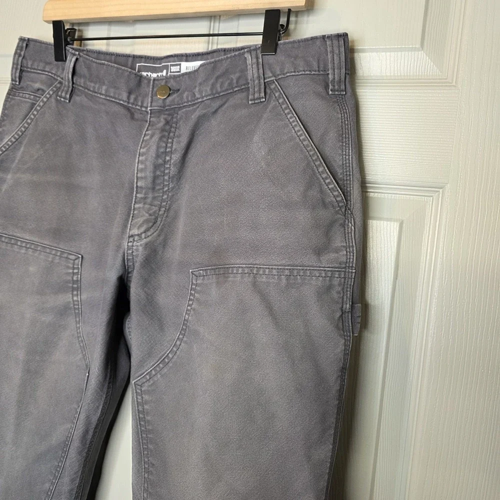 Carhartt 66x32 Rugged Flex Relaxed Double Knee Distressed Utility Work Pant